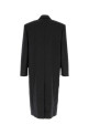 Шерстяное пальто цвета «антрацит» SAINT LAURENT (873406Y1O11)