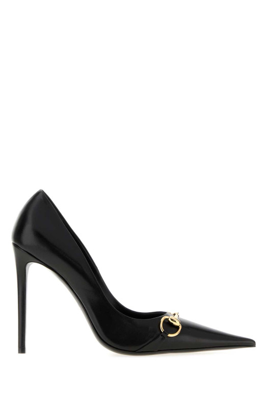 Black leather pumps Black GUCCI (A000MD0IC00)
