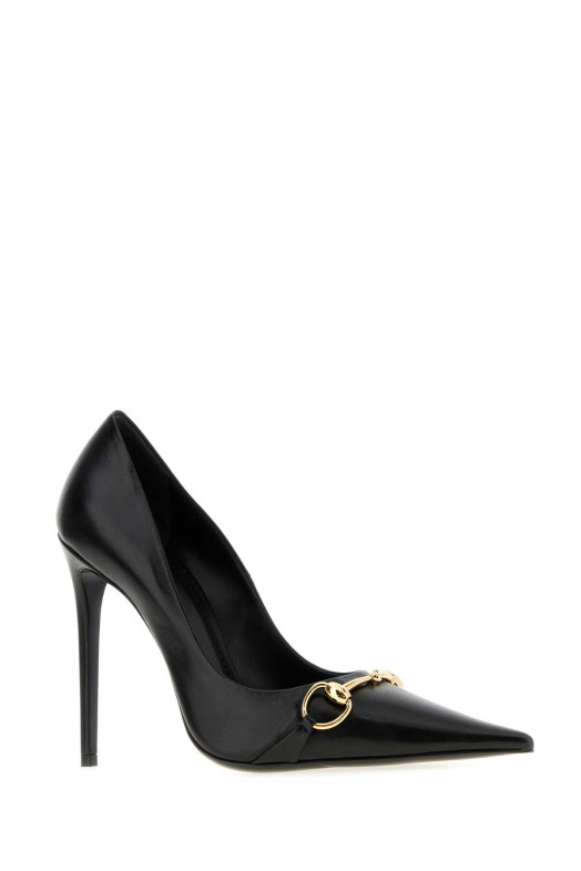 Black leather pumps Black GUCCI (A000MD0IC00)
