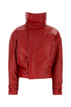 Красная кожаная куртка BALENCIAGA (A009FDTUS11)