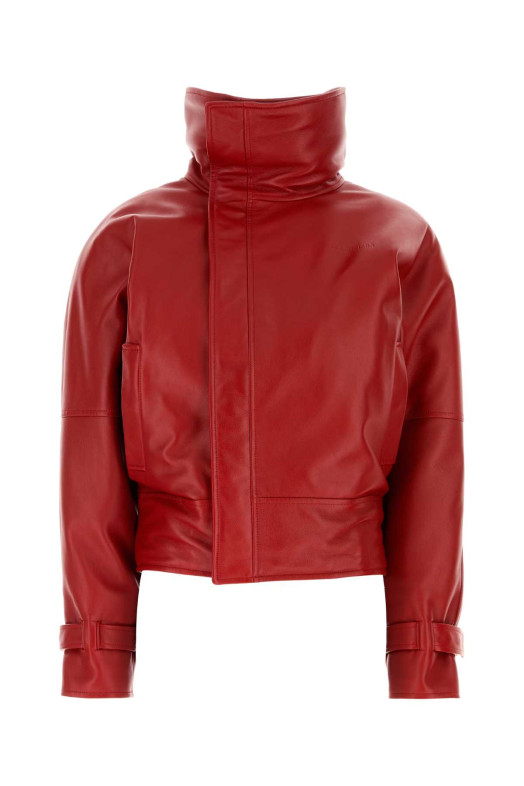 Красная кожаная куртка BALENCIAGA (A009FDTUS11)