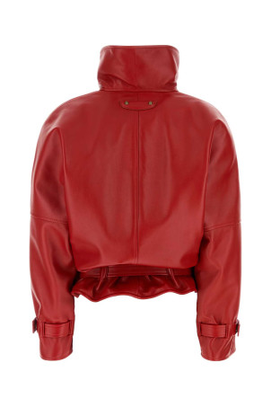 Красная кожаная куртка BALENCIAGA (A009FDTUS11)