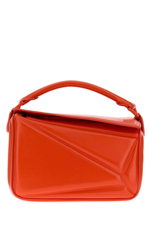 Fluo orange leather Puzzle Blow handbag LOEWE (A510S21XE1)