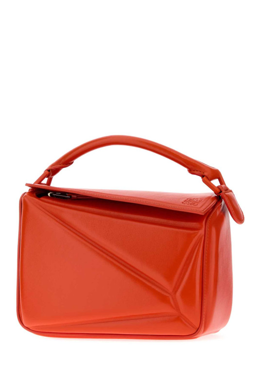 Fluo orange leather Puzzle Blow handbag LOEWE (A510S21XE1)
