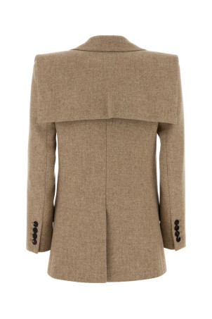 Бежевий еластичний вовняний блейзер CHLOE (CH26WVE35068) CHLOÉ