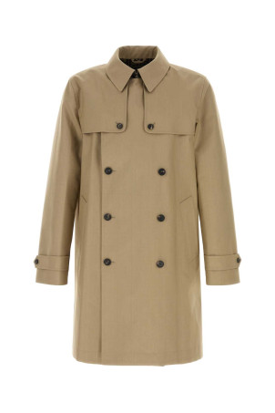 Beige Mackintosh trench coat FENDI (FF0874B1UE)