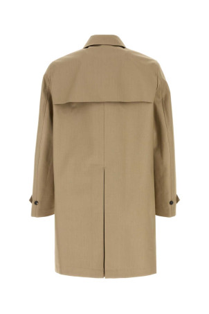 Beige Mackintosh trench coat FENDI (FF0874B1UE)