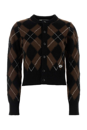 Embroidered wool cardigan AMI (FKC400KN0202)
