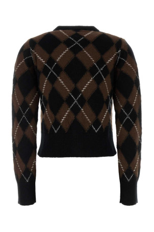 Embroidered wool cardigan AMI (FKC400KN0202)