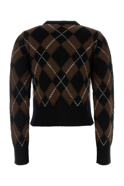 Embroidered wool cardigan AMI (FKC400KN0202)