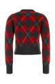 Embroidered wool cardigan AMI (FKC400KN0202)