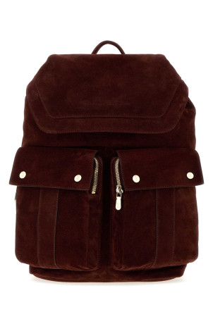 Рюкзак із замші кольору цегли BRUNELLO CUCINELLI (MBSFBU325)