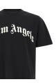 'Curved Logo' T-shirt Black-grey