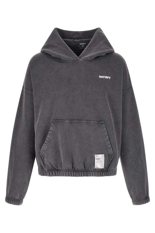 Hoodie with elastic Gray