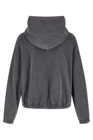 Hoodie with elastic Gray