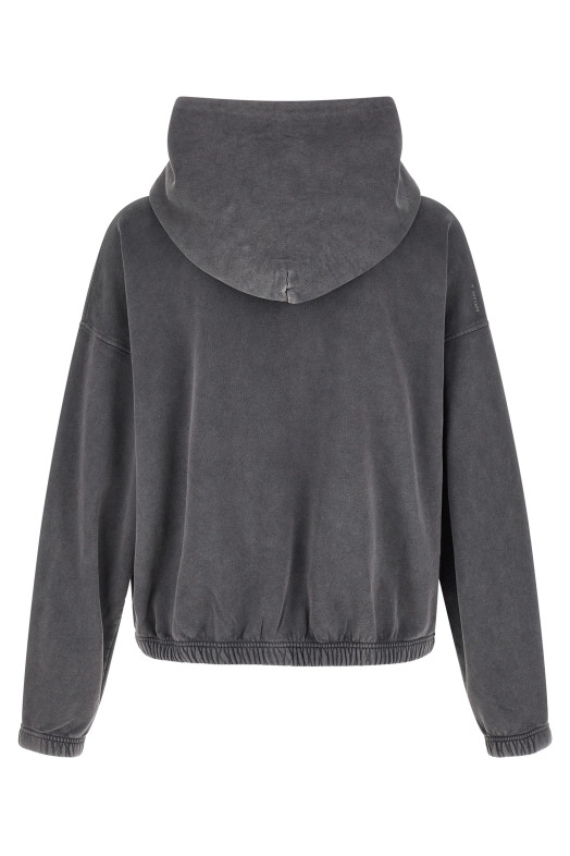 Hoodie with elastic Gray