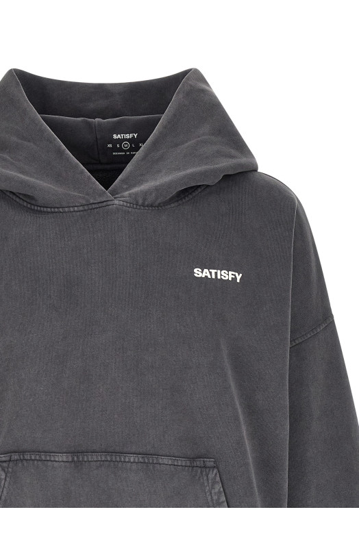 Hoodie with elastic Gray