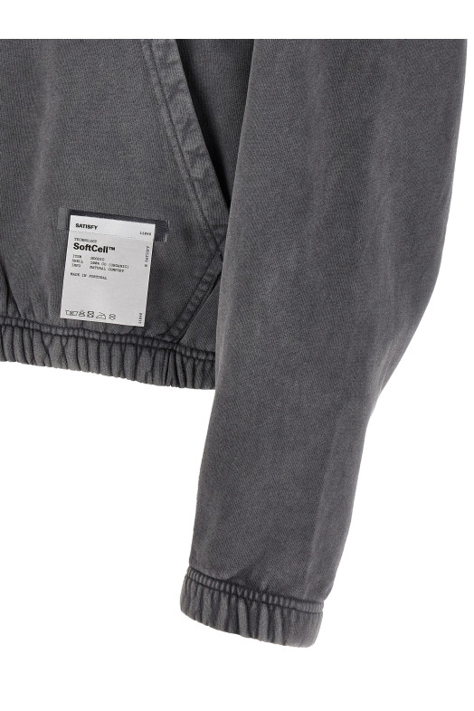 Hoodie with elastic Gray