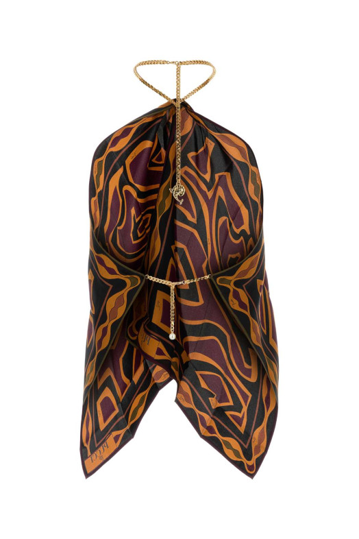 Printed twill top EMILIO PUCCI (6URM306U790)