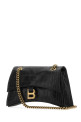 Black leather Crush S shoulder bag Black BALENCIAGA (716351210IX)