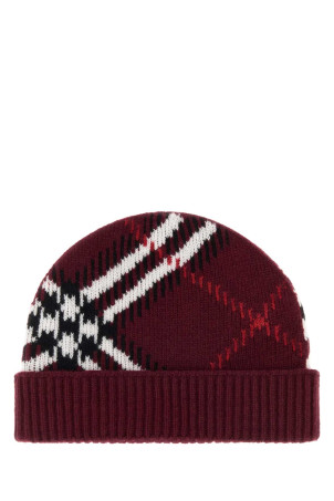 Шапка-бейсболка с вышивкой из кашемировой смеси BURBERRY (8132889)