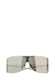 Серебристые металлические солнцезащитные очки GUCCI (A00733I3330)