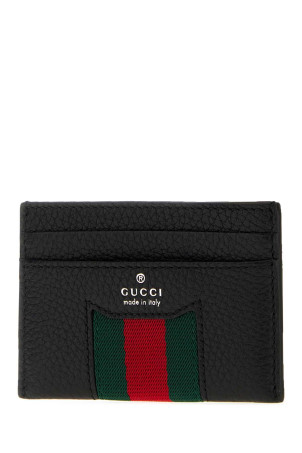 Black leather card holder GUCCI (A0076XAAHAL)