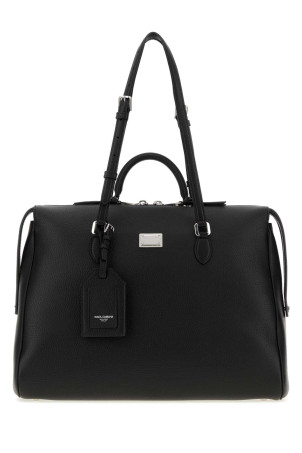 Черная кожаная сумочка Vittoria, черная, DOLCE & GABBANA (BM7825A0370) DOLCE & GABBANA