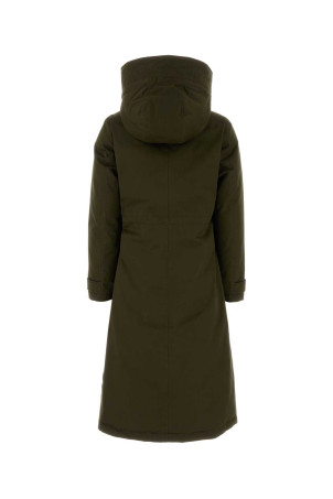Khaki cotton Best down jacket WOOLRICH (CFWWOU2239FRUT1974)