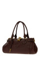 Chocolate leather Paddington XL shoulder bag CHLOE (CH26WS826P75)