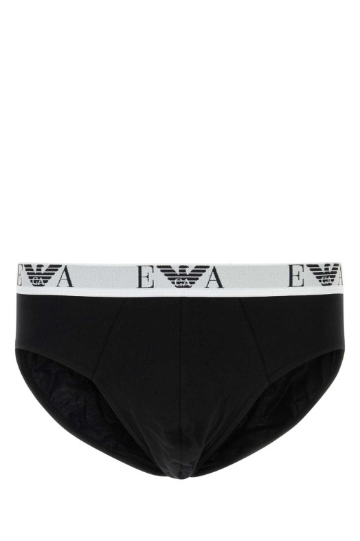 Black stretch cotton brief set EMPORIO ARMANI (EM000258AF14131)
