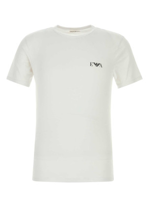 White stretch cotton t-shirt set EMPORIO ARMANI (EM001849AF14131)