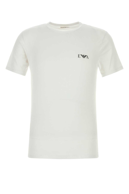 White stretch cotton t-shirt set EMPORIO ARMANI (EM001849AF14131)