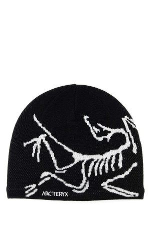 Black wool and polyester Bird Head Toque beanie hat ARC'TERYX (X000006756)