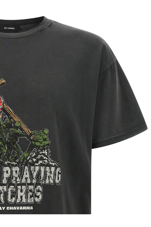 'Keep Praying Bitches' T-shirt Black