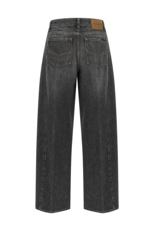 High waist jeans Gray