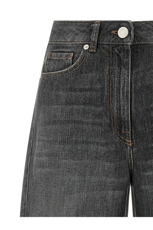 High waist jeans Gray
