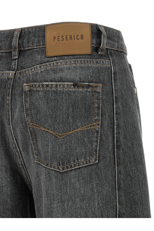 High waist jeans Gray