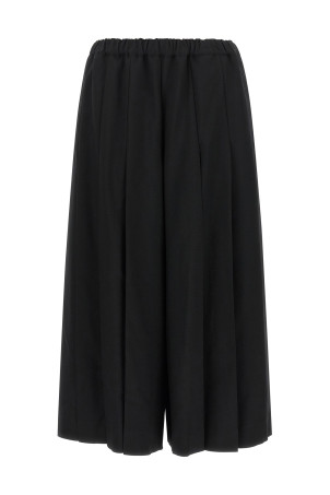 Pleated trousers Black
