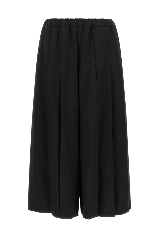 Брюки в складку, чёрные COMME DES GARÇONS GRP0121