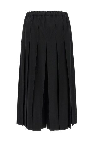 Pleated trousers Black
