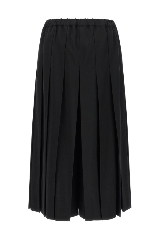 Брюки в складку, чёрные COMME DES GARÇONS GRP0121