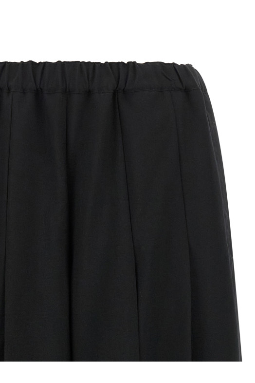 Брюки в складку, чёрные COMME DES GARÇONS GRP0121