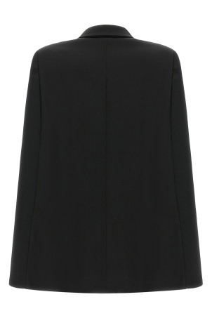 'Tuxedo' cape Black