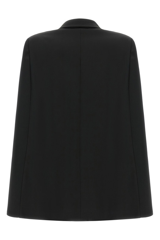 'Tuxedo' cape Black