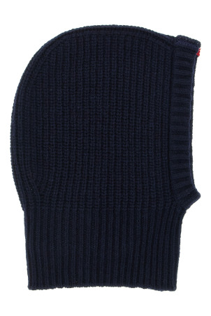Вовняна балаклава з логотипом, синя MONCLER ENFANT L29543G00015M4281745