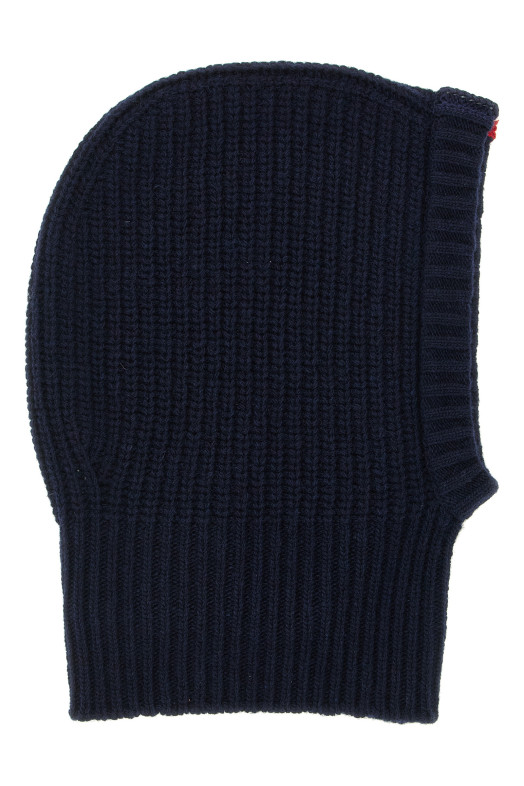 Шерстяная балаклава с логотипом, синего цвета MONCLER ENFANT L29543G00015M4281745