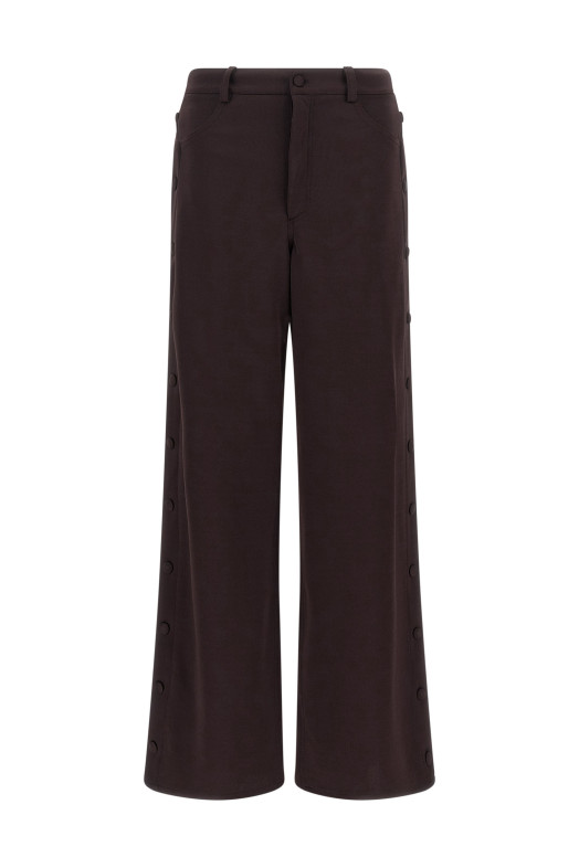 Button pants Purple
