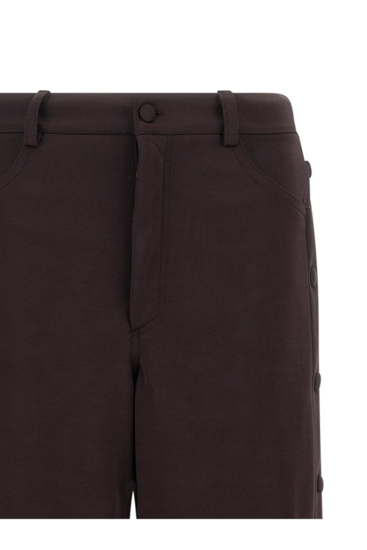 Button pants Purple