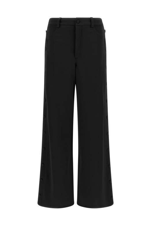 Button pants Black